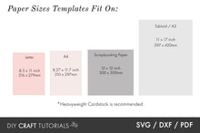 Load image into Gallery viewer, Pocket Wedding Invitation Template - Landscape