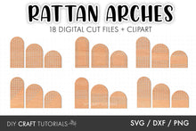 Load image into Gallery viewer, Rattan Arch SVG