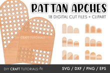 Load image into Gallery viewer, Rattan Arch SVG