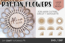 Load image into Gallery viewer, Laser Cut Flower SVG