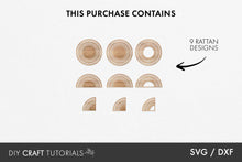 Load image into Gallery viewer, Laser Cut Wooden Name Sign SVG