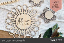 Load image into Gallery viewer, Laser Cut Flower SVG