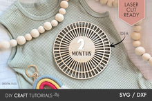 Load image into Gallery viewer, Laser Cut Wooden Name Sign SVG