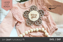Load image into Gallery viewer, Laser Cut Baby Name Sign SVG Bundle