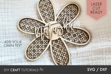 Load image into Gallery viewer, Laser Cut Rattan Flower SVG Bundle