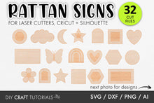 Load image into Gallery viewer, Rattan Sign SVG