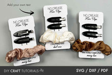Load image into Gallery viewer, Hair Accessory Holder Display Card Template