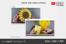 Load image into Gallery viewer, Layered Mandala SVG - Sunflower