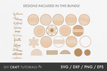 Load image into Gallery viewer, Rattan Welcome Sign SVG
