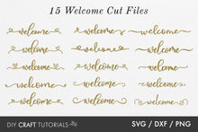 Load image into Gallery viewer, Welcome SVG