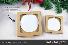 Load image into Gallery viewer, Acrylic Ornament Gift Box SVG