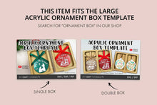 Load image into Gallery viewer, Initial Christmas Ornament SVG