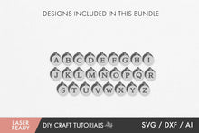 Load image into Gallery viewer, Initial Christmas Ornament SVG