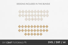 Load image into Gallery viewer, Christmas Arabesque Tile SVG