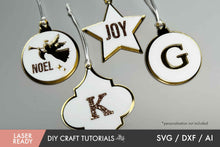 Load image into Gallery viewer, Christmas Ornament SVG Bundle