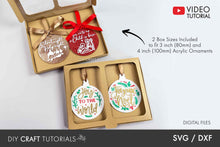 Load image into Gallery viewer, Acrylic Ornament Box SVG - Large