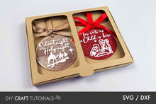 Load image into Gallery viewer, Acrylic Ornament Box SVG - Large