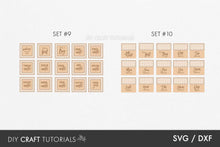 Load image into Gallery viewer, Rattan Baby Milestone SVG Bundle