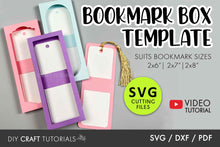 Load image into Gallery viewer, Bookmark Box Template