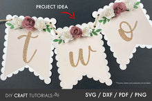 Load image into Gallery viewer, Bunting SVG Template