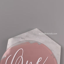 Load and play video in Gallery viewer, Floral Baby Milestone Disc SVG - Set 8