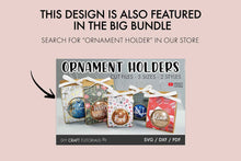 Load image into Gallery viewer, 4in Disc Ornament Holder SVG