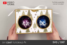 Load image into Gallery viewer, 3in Double Ornament Box SVG