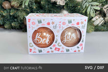 Load image into Gallery viewer, Double Ornament Box SVG