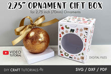 Load image into Gallery viewer, Ornament Box SVG Bundle - 3 Sizes