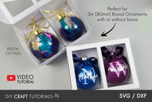 Load image into Gallery viewer, Double Ornament Box SVG