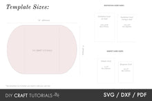 Load image into Gallery viewer, Gatefold Wedding Invitation Template - Classic