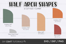 Load image into Gallery viewer, Half Arch SVG