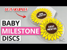 Load and play video in Gallery viewer, Sunflower Baby Milestone SVG