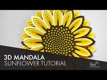 Load and play video in Gallery viewer, Layered Mandala SVG - Sunflower