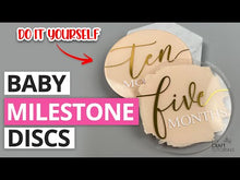 Load and play video in Gallery viewer, Baby Milestone Disc SVG - Set 5
