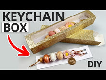 Load and play video in Gallery viewer, Beaded Keychain Box SVG