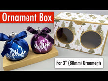 Load and play video in Gallery viewer, 3in Double Ornament Box SVG