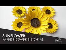 Load and play video in Gallery viewer, Sunflower SVG template