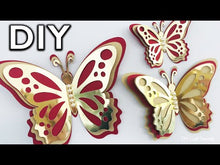 Load and play video in Gallery viewer, 3D Butterfly SVG Template 5