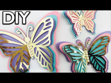 Load and play video in Gallery viewer, 3D Butterfly SVG Template 2