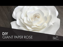 Load and play video in Gallery viewer, Large Paper Flower Template - Set 2