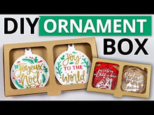 Load and play video in Gallery viewer, Acrylic Ornament Box SVG