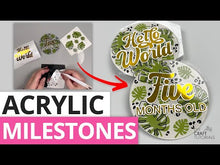 Load and play video in Gallery viewer, Monstera Milestone Disc SVG - Set 14