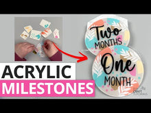 Load and play video in Gallery viewer, Monthly Milestone Disc SVG - Set 15