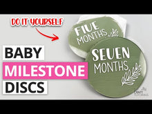 Load and play video in Gallery viewer, Baby Milestone Disc SVG - Set 4