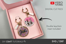 Load image into Gallery viewer, Double Keychain Box SVG