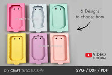 Load image into Gallery viewer, Keychain Display Box SVG