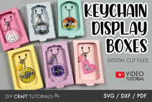 Load image into Gallery viewer, Keychain Display Box SVG