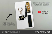 Load image into Gallery viewer, Keychain and Bookmark Card SVG