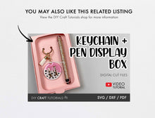 Load image into Gallery viewer, Keychain and Epoxy Pen Card SVG